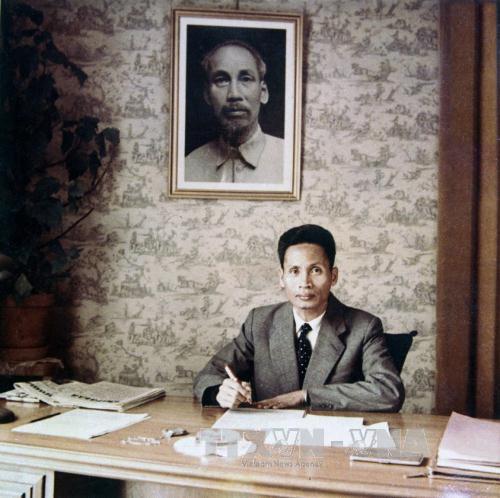 Phó Thủ tướng Phạm Văn Đồng tại Hội nghị Geneva năm 1954. Ảnh: Võ Năng An - TTXVN